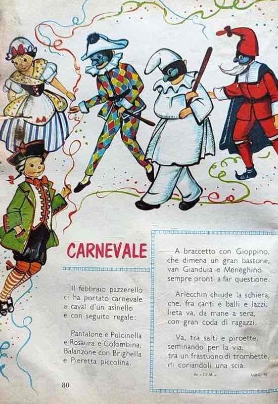 Carnevale - Filastrocca di Luigi Re Re dedicata al Carnevale