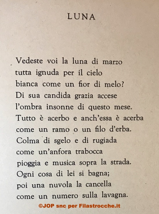 Luna di Renzo Pezzani - Poesie d'Autore su