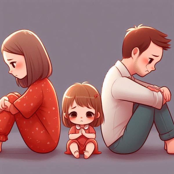 Un giorno con la mamma un giorno con papà