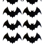Decorazione di Halloween – Sagome dei pipistrelli