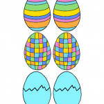 Decorazione di Pasqua – Uova per l’Albero, decorazioni colorate