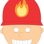Maschera di Carnevale – Pompiere