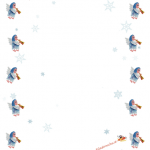 Idea Regalo per Natale – Cornice vuota con gli angeli e la neve