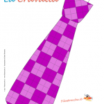 Idea Regalo Festa del Papà – Cravatta viola a quadretti