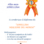 Diploma – Per la Sorellina