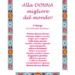 Idea Regalo Festa della Donna – Poesia in Cornice, Festone di fiori