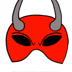 Maschera di Halloween – Diavolo