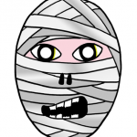 Maschera di Halloween – Mummia