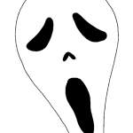 Maschera di Halloween – Urlo da colorare