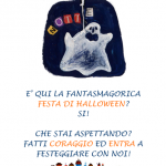 Invito a entrare per la Festa di Halloween – Poster Fantasma
