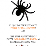 Invito a entrare per la Festa di Halloween – Poster Ragno