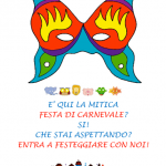 Invito a entrare per la Festa di Carnevale – Poster Farfalla