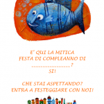 Invito a entrare per la Festa di Compleanno – Poster Pesce