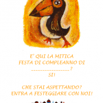 Invito a entrare per la Festa di Compleanno – Poster Tucano