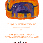Invito a entrare per le tue Feste – Poster Elefante