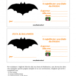 Invito per la Festa di Halloween – Pipistrello