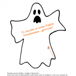 Invito sagomato per la Festa di Halloween – Fantasma