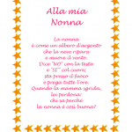 Idea Regalo – Poesia in Cornice, Stelline – “Alla mia Nonna”