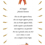 Idea Regalo Festa del Papà – Poesia in Cornice “Al Papà”