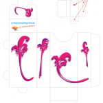 Idea Regalo – Portafazzoletti con i ghirigori rosa