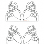 Addobbi per l’Albero di Natale – Re Mago Baldassarre, portatore d’incenso, da colorare