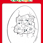 Colora con I Cuccioli! Pasqua, I Cuccioli dentro l’Uovo di Pasqua