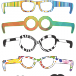 Accessori per Carnevale: Occhiali e baffi colorati