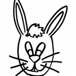 Coloriamo la Pasqua – Disegno da colorare, il Coniglietto di Pasqua