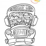 Disegni da colorare: lo scuolabus