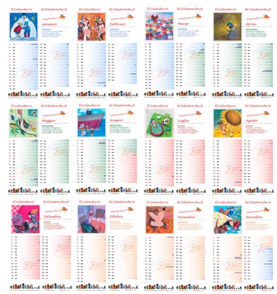Calendario fiabe per bambini 2024 - Calendari Bambini